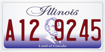 IL license plate A129245