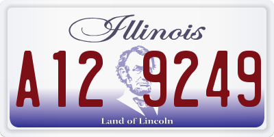 IL license plate A129249