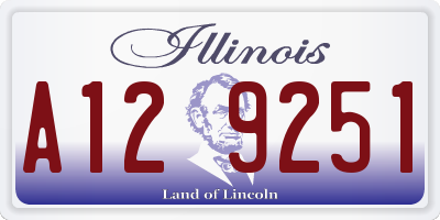 IL license plate A129251
