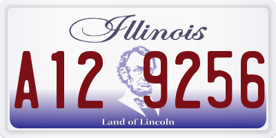 IL license plate A129256