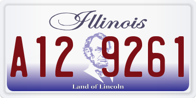 IL license plate A129261