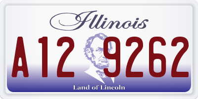 IL license plate A129262