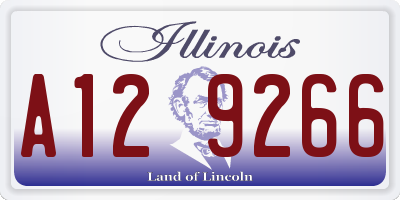 IL license plate A129266