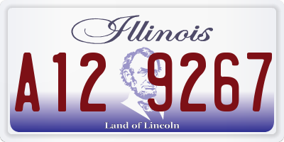 IL license plate A129267