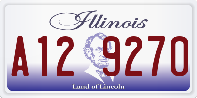 IL license plate A129270