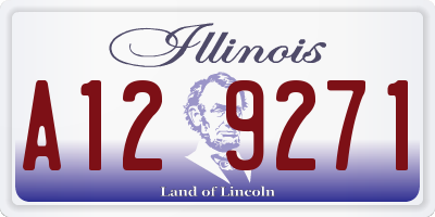 IL license plate A129271