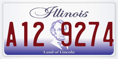 IL license plate A129274