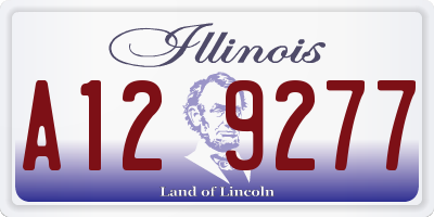 IL license plate A129277
