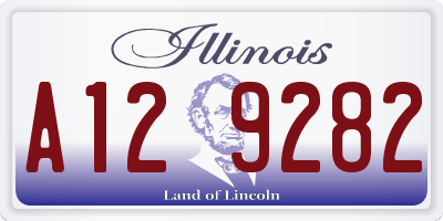 IL license plate A129282