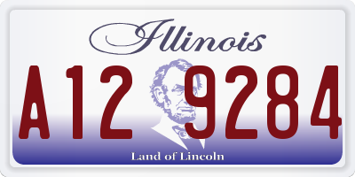 IL license plate A129284