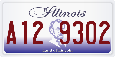 IL license plate A129302