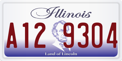 IL license plate A129304