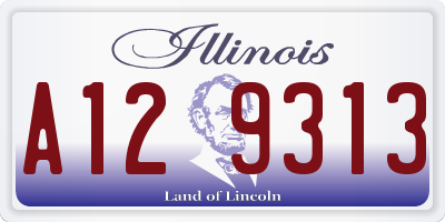 IL license plate A129313