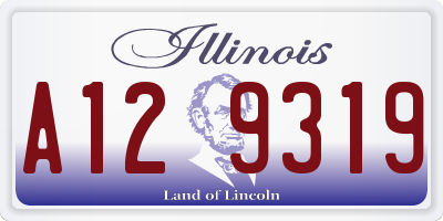 IL license plate A129319