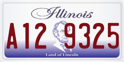 IL license plate A129325