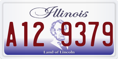 IL license plate A129379