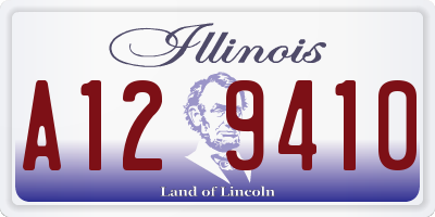IL license plate A129410