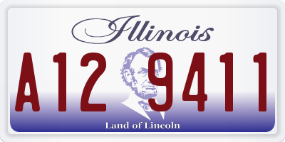 IL license plate A129411