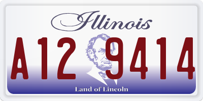 IL license plate A129414
