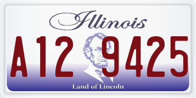 IL license plate A129425
