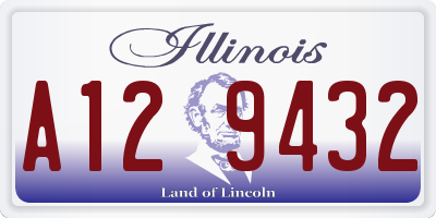 IL license plate A129432