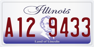 IL license plate A129433