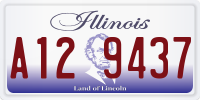 IL license plate A129437