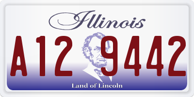 IL license plate A129442