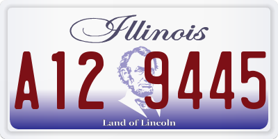 IL license plate A129445