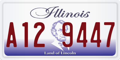 IL license plate A129447