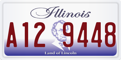 IL license plate A129448