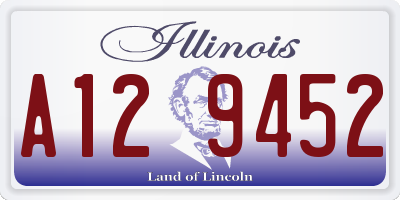 IL license plate A129452