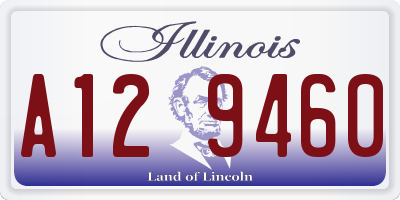 IL license plate A129460