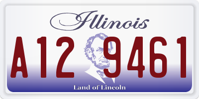 IL license plate A129461