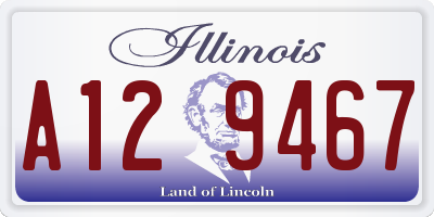 IL license plate A129467