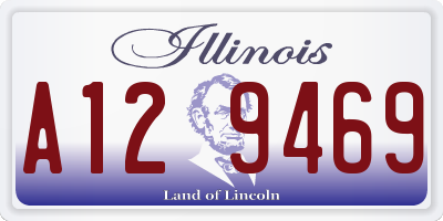 IL license plate A129469