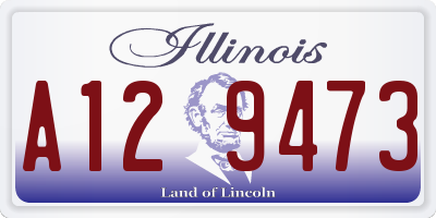 IL license plate A129473