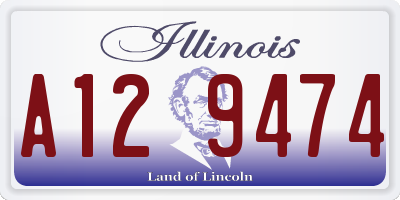 IL license plate A129474