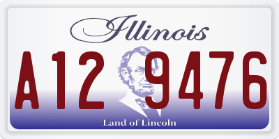 IL license plate A129476