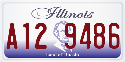 IL license plate A129486