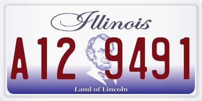 IL license plate A129491