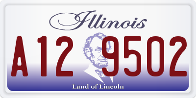 IL license plate A129502