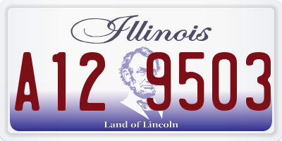 IL license plate A129503