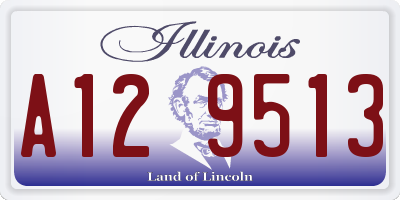IL license plate A129513