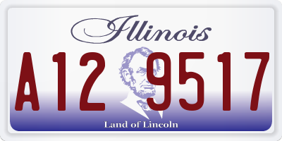 IL license plate A129517