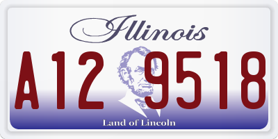 IL license plate A129518
