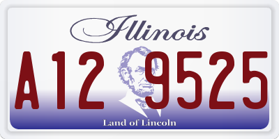 IL license plate A129525