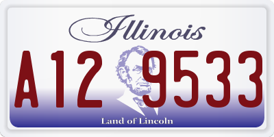 IL license plate A129533