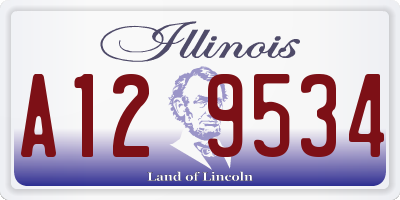 IL license plate A129534