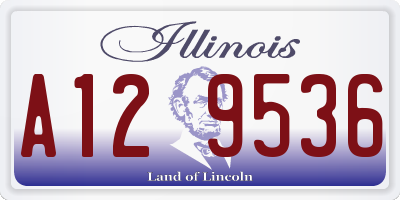 IL license plate A129536